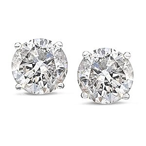 $134.70: Amazon Essentials Certified 14k Gold Diamond with Screw Back and Post Stud Earrings (J-K Color, I1-I2 Clarity), 0.33 carat
