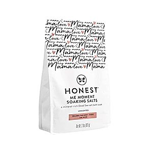 $5.62 w/ S&S: The Honest Company Honest Mama Me Moment Soaking Salts, 2 lbs at Amazon
