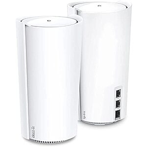 $430: TP-Link Deco Mesh WiFi AXE11000 Tri-Band WiFi 6E Mesh Network System (Deco XE200), 2-Pack, White
