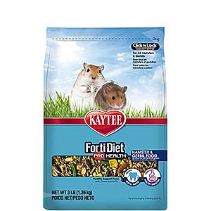 $3.57 w/ S&S: Kaytee Forti-Diet Pro Health Pet Hamster & Gerbil Food, 3 Pound