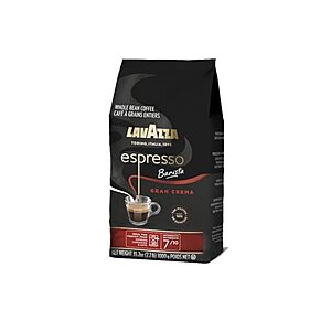 $11.69 w/ S&S: 35.2-oz Lavazza Espresso Medium Roast Whole Bean Coffee (Barista Gran Crema)