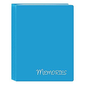 $2: Pioneer Photo Albums I-46M/BL 36 Pockets Hold Memories Mini Photo Album, Blue, 4" x 6"