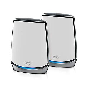 $270: NETGEAR Orbi Whole Home Tri-band Mesh WiFi 6 System (RBK852) – Router with 1 Satellite Extender
