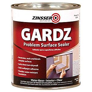 $10.29: Zinsser 02304 Problem Surface Sealer, Quart, Clear 32 Fl Oz
