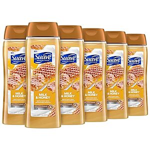 [S&S] $11.58: 6-Pack 18-Oz Suave Moisturizing Body Wash (Various Scents)
