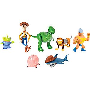 $19.49: Mattel Disney and Pixar Toy Story Set of 7 Action Figures, Mattel Disney100 Collectible