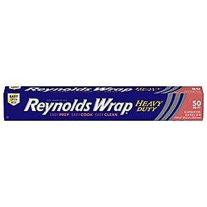 [S&S] $3.59: 50 Sq. Ft. Reynolds Wrap Heavy Duty Aluminum Foil