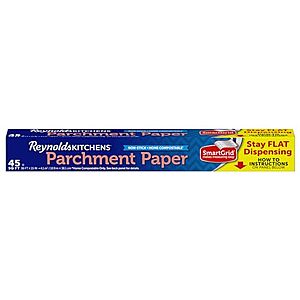 [S&S] $2.87: 45-Sq Ft Reynolds Kitchens Parchment Paper Roll w/ SmartGrid