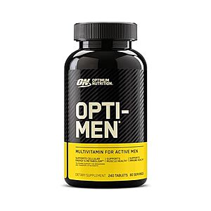 [S&S] $33.99: 240-Count Optimum Nutrition Opti-Men Daily Multivitamin for Men, 80 Day Supply