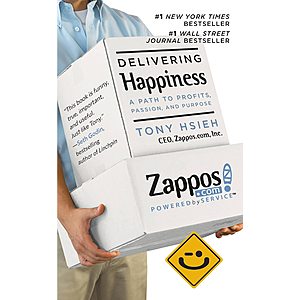 Delivering Happiness: A Path to Profits, Passion, and Purpose (Kindle eBook) $2.99