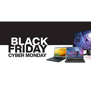 Black Friday Deals @ ASUS website Motherboards, cases, laptops, monitors etc