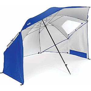 Sport-Brella Sun and Rain Canopy Umbrella for Beach and Sports Events (8-Foot, Blue) -- $30 Amazon