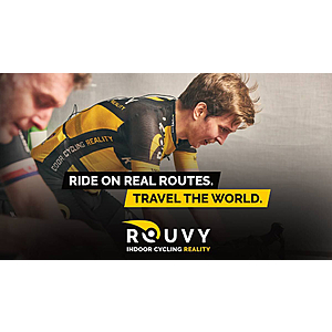 25% off ROUVY bike bicycle training annual or monthly subscription. 1 year for - $108