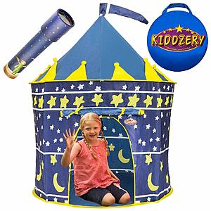 Kiddzery Castle Play Tent for $9.99 +FS/Prime