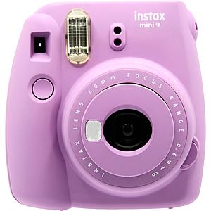 Fujifilm - Instax Mini 9 Instant Film Camera - Smokey Purple, Mint Green, Flamingo Pink, Ice Blue $39.99