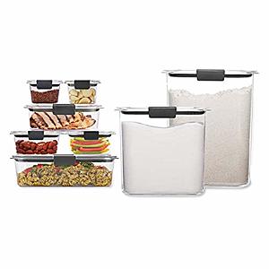 Prime Members: 16-Piece Rubbermaid Brilliance Storage Containers w/ Lids (Clear) $34.20 + Free Shipping