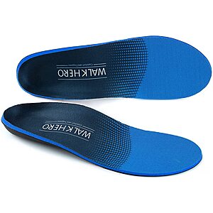 Plantar Fasciitis Feet Insoles Arch Supports Orthotics Inserts for Flat Feet, High Arch, Foot Pain Mens 9-9.5 | Womens 11-11.5 - $10.20 shipped w/ Amazon Prime
