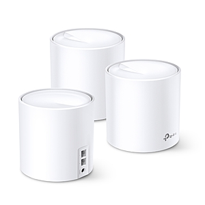Costco Members: TP-Link Deco X60 WiFi 6 AX3000 Whole-Home Mesh Wi-Fi System, 3-Pack $230 + tax, Free Shipping