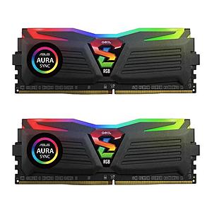 GeIL SUPER LUCE RGB SYNC AMD Edition 16GB (2 x 8GB) 288-Pin DDR4 SDRAM DDR4 3000 (PC4 24000) Desktop Memory Model GALS416GB3000C16ADC $104.99