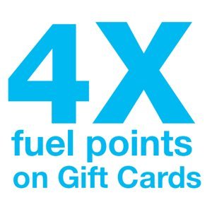 4X Fuel Points on Gift Cards and Visa/Mastercard at Kroger thru 8/14/2018