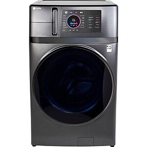 GE Profile 4.8 cu. ft. UltraFast Combo Washer & Dryer with Ventless Heat Pump Technology in Carbon Graphite $1999.99