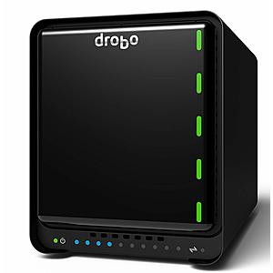 Drobo 5D3 5-Drive Direct Attached Storage (DAS) Array – Dual Thunderbolt 3 and USB 3.0 type C ports (DRDR6A21) $539