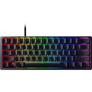 Razer - Huntsman Mini 60% Wired Optical Clicky Switch Gaming Keyboard with Chroma RGB Backlighting - Black - $65.99 @ Best Buy $65.99