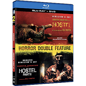 Blu-ray double feature: Hostel / Hostel 2 (Blu-ray + DVD) $5