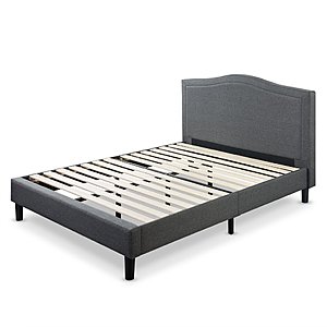 Zinus - Extra 20% Off Upholstered Avignon Scalloped Platform Bed: Full $176, Queen $190 + Free Shipping