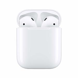 Apple AirPods Bluetooth Wireless Earbuds w/ Wired Charging Case (2nd Gen) $100 + Free Shipping