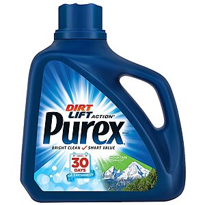 128-oz Purex Liquid Laundry Detergent + 6-ct Renuzit Gel Air Freshener (Various) $5.25 + Free Store Pickup