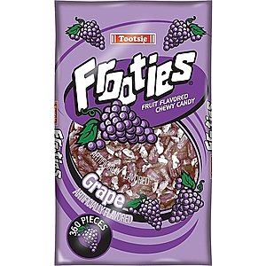 Tootsie Roll Ind. Wrapped Frooties Chewy, Grape Flavor Chews, 38.8 Oz. Bag $3 shipped Staples.com