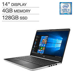 Back in stock - Costco Members: HP 14" Laptop: i3-8130U, 4GB DDR4, 128GB SSD - $315 or less