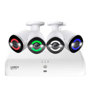 Lorex 4K+ Fusion 2TB Wired NVR Security System with Four 4K Bullet Cameras - Costco $499.99