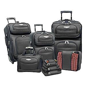 8-Piece Travel Select Amsterdam Expandable Rolling Upright Luggage Set (gray) $102.70 + Free Shipping w/Prime or free on $25+