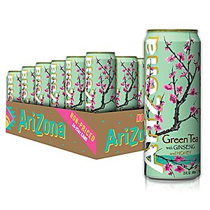 Sam's Club Members: 24-Pk 23-Oz Arizona Green Tea w/ Ginseng & Honey (Big Cans) $17 + Free Shipping for Plus Members