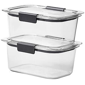 2-Count 4.7-Cup Rubbermaid Brilliance BPA Free Food Storage Containers w/ Lids $9 + Free Shipping w/ Prime or on orders $35+