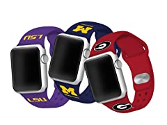 woot has team watch bands for apple watch NFL NHL and NCAA $17.99 plus shipping
