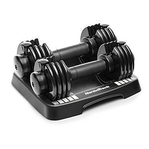 NordicTrack 12.5 Lb. Select-A-Weight Dumbbells $74.98