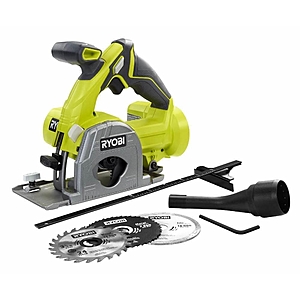 RYOBI ONE+ 18V Cordless 3-3/8 in. Multi-Material Plunge Saw (Tool Only) - $69.00
