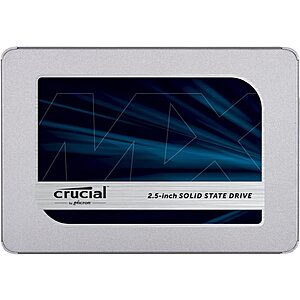 1TB Crucial MX500 2.5" 3D NAND Internal Solid State Drive SSD $62 + Free Shipping