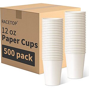 500 Pack Paper Hot Cups 12oz 500 For $34.99 @ woot