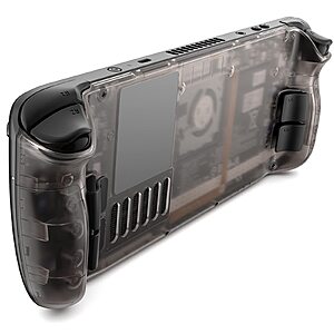 JSAUX Steam Deck Transparent Back Plate (Brown) $11 + Free Shipping w/ Prime or $35+ orders
