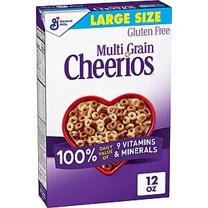 Large Size Cheerios Heart Healthy Cereal (Various) from $2.75 w/ Subscribe & Save