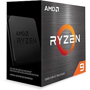 $265: AMD Ryzen 9 5900X Zen 3 12-Core 24 Thread 3.7 GHz AM4 105W Desktop Processor at Amazon