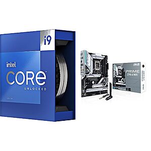 Intel Core i9-13900K CPU + Unlocked ASUS Prime Z790-A WiFi 6E Motherboard $570 + Free Shipping