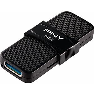 64GB PNY Duo Link USB 3.1 Type-C OTG Flash Drive $13 + Free Curbside Pickup