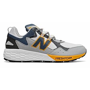 New Balance Men's Fresh Foam Crag v2 Trail Shoes (White w/ Grey & Yellow, Very Limited Sizes) $31.95 + 5% SD Cashback + Free Shipping