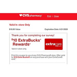 H/U: CVS Advisor Panel Members - Check your email for a New Survey pays $10.00 in CVS ExtraBucks Rewards if you qualify - YMMV - Act Fast!