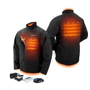 HART 20-Volt Men's Heated Medium-Duty Jacket Kit, Black or Camouflage Walmart.com $89